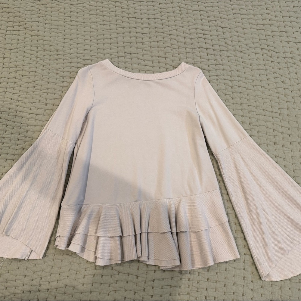 Altar’d State Dramatic Bell Sleeve Ruffle Top